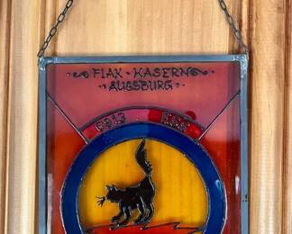 US Air Force Stained Glass Panel - 84th Fighter Interceptor Squadron