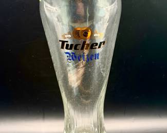 (5) Tucher Weizen beer glasses .5L