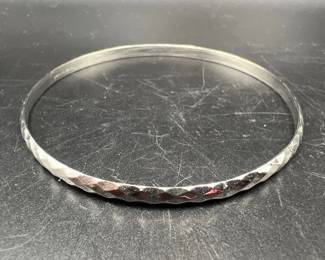 .925 Sterling Wells Jewelry — Silver Bangle Bracelet