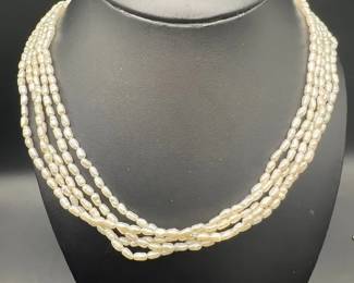 Baroque Cultured Pearls — Vintage Jewelry in Original Box