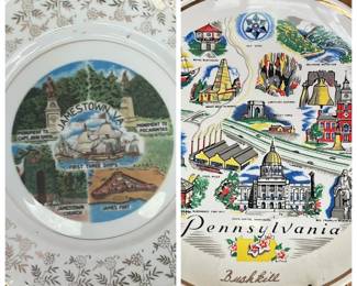 Vintage US Tourist Plates PA VA (2)