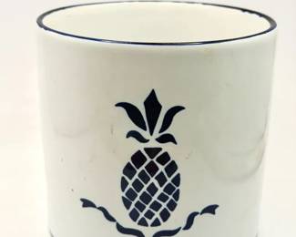 Country Blue Korean Pineapple Crock