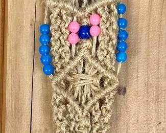 Handwoven Evil Eye Wall Hanging