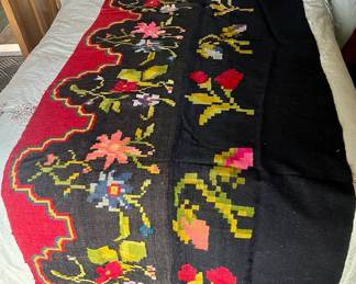 112" Handmade Flower Blanket