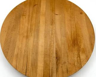 16” Round Beautiful Butcher Block Charcuterie Board