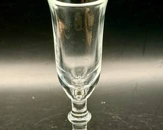 (10) vintage Libbey Georgian Style cordial glass