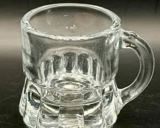 (11) vintage Federal Glass miniature beer mug shot glasses