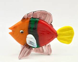 Glass Fish Sculpture