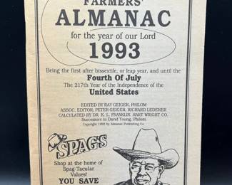 1993 SPAG’S Farmers’ Almanac