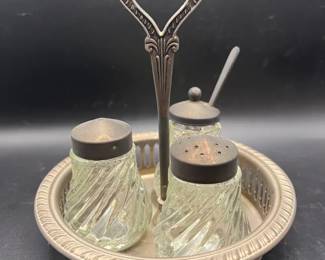 Mid-20th Century Condiment Set