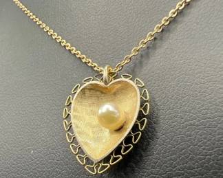 Krementz 14KT Gold Overlay Cultured Pearl Jewelry — Imperfect