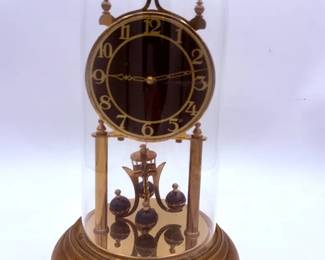 Kieninger & Obergfell Anniversary Glass Dome Clock
