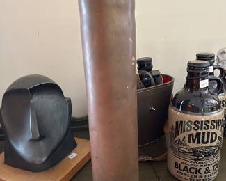 original World War I French 75mm artillery shell manufactured in 1918
