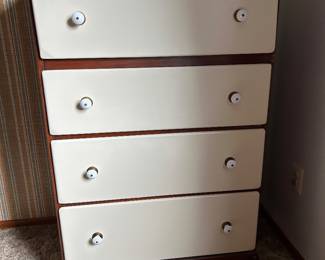 Two-Tone Vintage Solid Maple Dresser
