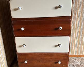 Two-Tone Vintage Solid Maple Dresser