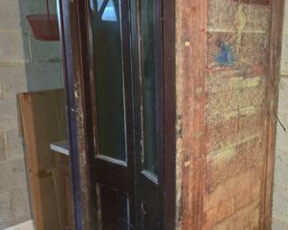 Vintage Wooden Phone Booth