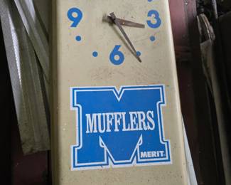 Merit Mufflers Collectable Shop Clock