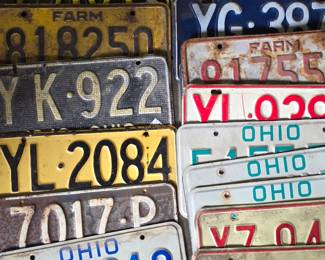 Vintage License Plates