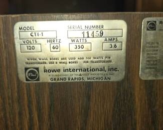 Rowe Juke Box