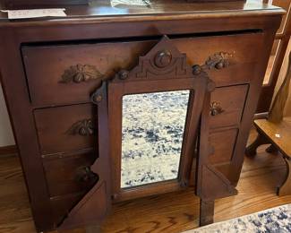 Antique Victorian Eastlake dresser with mirror