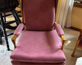 Vintage wingback chair