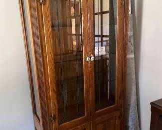 Vintage Oak display cabinet