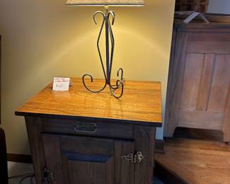 White Clad Icebox cabinet