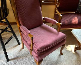 Vintage wingback chair
