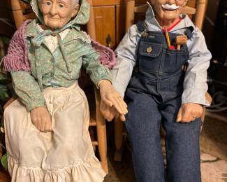 William Wallace Jr Grandma and Grandpa In Chairs