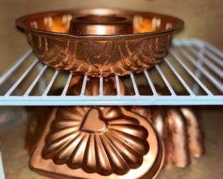 Copper Toned Aluminum Pans
