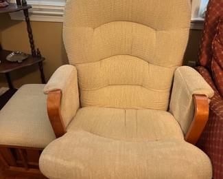 Glider Chair and Ottoman