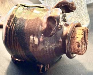 Stoneware Piggy Bank