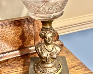 FIgural Oil Lamp