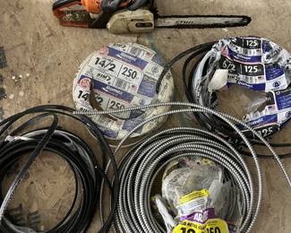 ROMEX WIRING, STIHL CHAINSAW