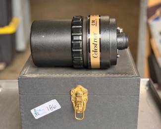 Celestron C90 1000mm f/11 Telescope Spotting Scope Mirror Lens W/ Case