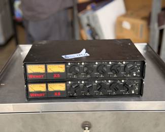 Lot of (2) Wendt X5 5 Channel Portable Field Audio Mixers