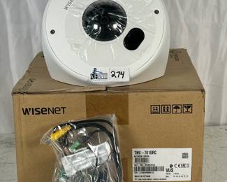 Hanwha Techwin TNV-7010RC 3MP IP Corner Mount Security Camera New Open Bo