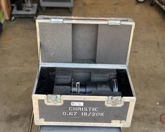 Christie 0.73:1 0.95 SXGA+ / 0.67:1 CT 0.95 HD Projector Lens w/ Road Case
