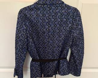 M31 - $45. Kate Spade Tari Jacket Rendezvous. Blue Tweed. Size 2.
