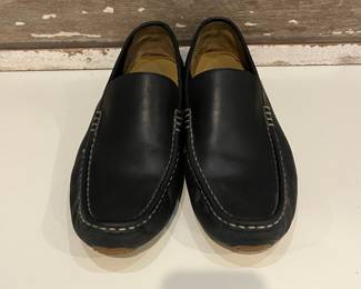M23 - $20. Cole Haan Loafers. Mens size 12. Black Leather Somerset Venetian Driving Shoes.