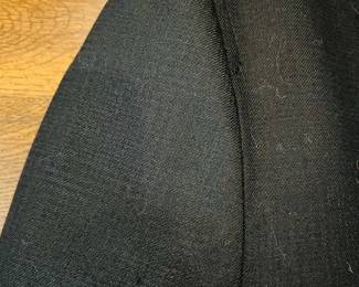 M29 - $30. Mens Banana Republic Black Plaid Modern Trench Coat. Size Large.