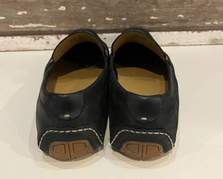 M23 - $20. Cole Haan Loafers. Mens size 12. Black Leather Somerset Venetian Driving Shoes.