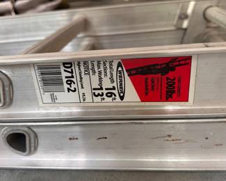 M5 - $60. Werner D716-2 16' Extension Ladder