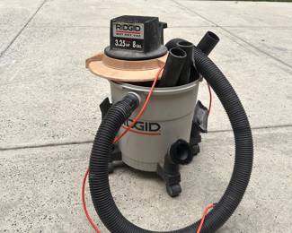 M11 - $25. Ridgid 3.25 hp 8 gallon shopvac.
