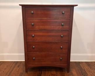 M12 - $125. Kincaid Dresser. 6 drawers all slide easily. Very minor scratches on the top. Measures 36" x 19" x 48" tall.