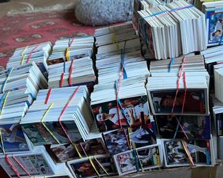 Thousands of Baseball and Football cards - 1c each!