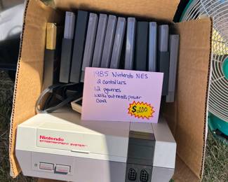 Nintendo NES with games