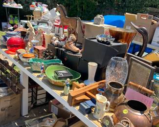 Home decor including vases, and vintage frames