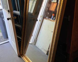 Large impressive palace-sized mirror with guided frame