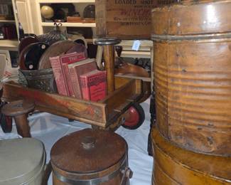 wooden firkin bucket